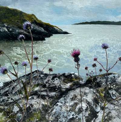 Janet Murran - Intimacy with the land - acrylic on board - 20 x 20 cm - €650