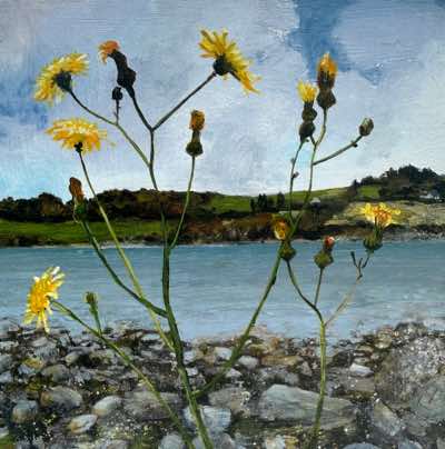 Janet Murran - Intimacy with the land II - acrylic on board - 20 x 20 cm - €650