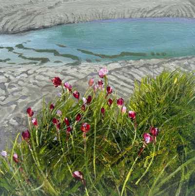 Janet Murran -Life is a poem - acrylic on board - 20 x 20 cm - €650