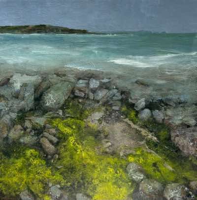 Janet Murran - Lightning Forecast - acrylic on board - 60 x 60 cm - €2200