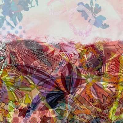 Julia Zagar - Fragments of the Journey - textiles - 50 cx 50 cm - €385