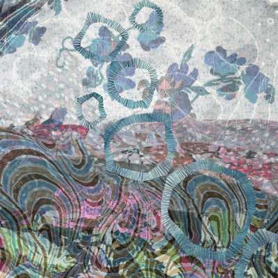 Julia Zagar - The Horizon is Waiting - textiles - 50 cx 50 cm - €385