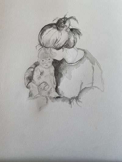 Mary Galvin - The Embrace - 36 x 29 cm -€265