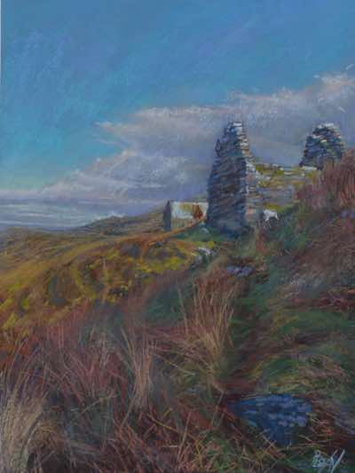 Patricia Bevan - Crimea, Sheepshead - pastel on board - 40 x 30 cm - €780