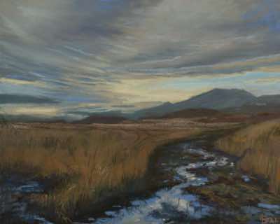 Patricia Bevan - Dusk Trail, Rossmacowan Commonage - €480