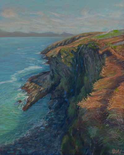 Patricia Bevan - Radiant Edge, Gouladoo, Sheepshead - pastel on board - 50 x 40 cm - €1140