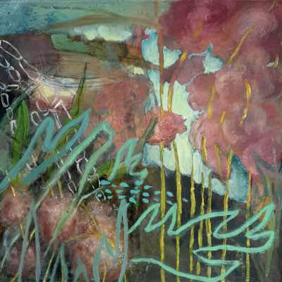 Petrina Shortt - Echoes of Tomorrow - oil on wood - 42 x 42 cm - €750