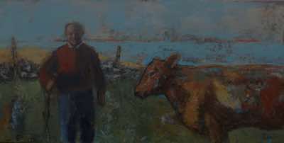Christine Thery - SOS - save our small Farms - oil on canvas - oil on canvas - 61 x 122 cm - €3,300