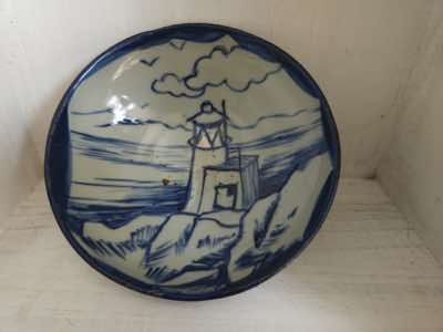 Siobahn O'Leary - Sheepshead Lighthouse - ceramic - 16 cm diameter - €120