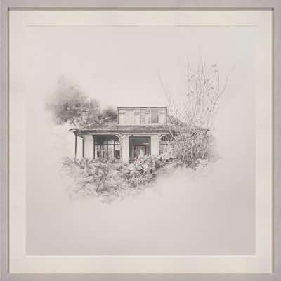 Johanna Connor - Storied  - pencil & watercolour - framed 90 x 90 cm - €2120