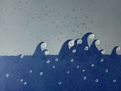 Yoko Akino - Dreams become Feelings - etching, aquatint - 56 x 71 cm - €720