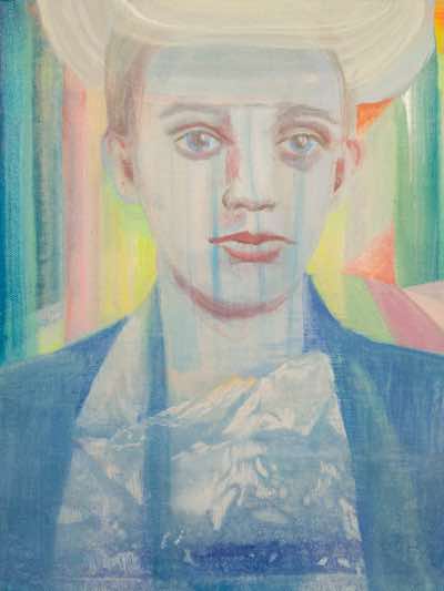 Siobahn O'Leary - Mountain Trail- acrylic on canvas - 30 x 40 cm - €460