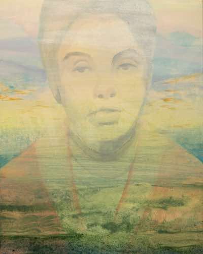 Siobahn O'Leary - He said I was an Irish Princess - acrylic on canvas - 40 x 50 cm - €560