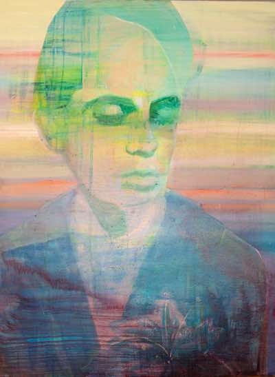 Siobahn O'Leary - A Prayer for my Daughter - acrylic on canvas - 76 x102 cm - €1400