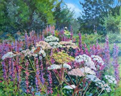 Damaris Lysaght - Rewilded - oil on canvas on panel 41 x 51 cm - €1035