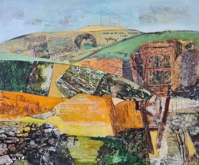 Dick Richards - Patchwork Landscape 2 - 51x61cm - €480