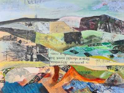 Dick Richards - Patchwork Landscape 3 - 30x40cm - €315