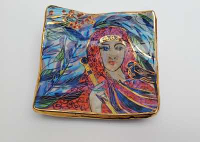 Etain Hickey - Aofie Celtic Warrior - 17 x 17 cm - €220