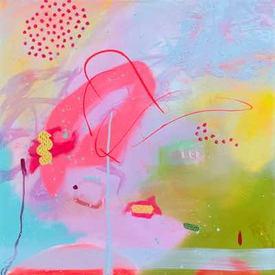 Helen O'Keeffe - Blowing in the Breeze - oil on canvas - 60 x 62 cm - €1100
