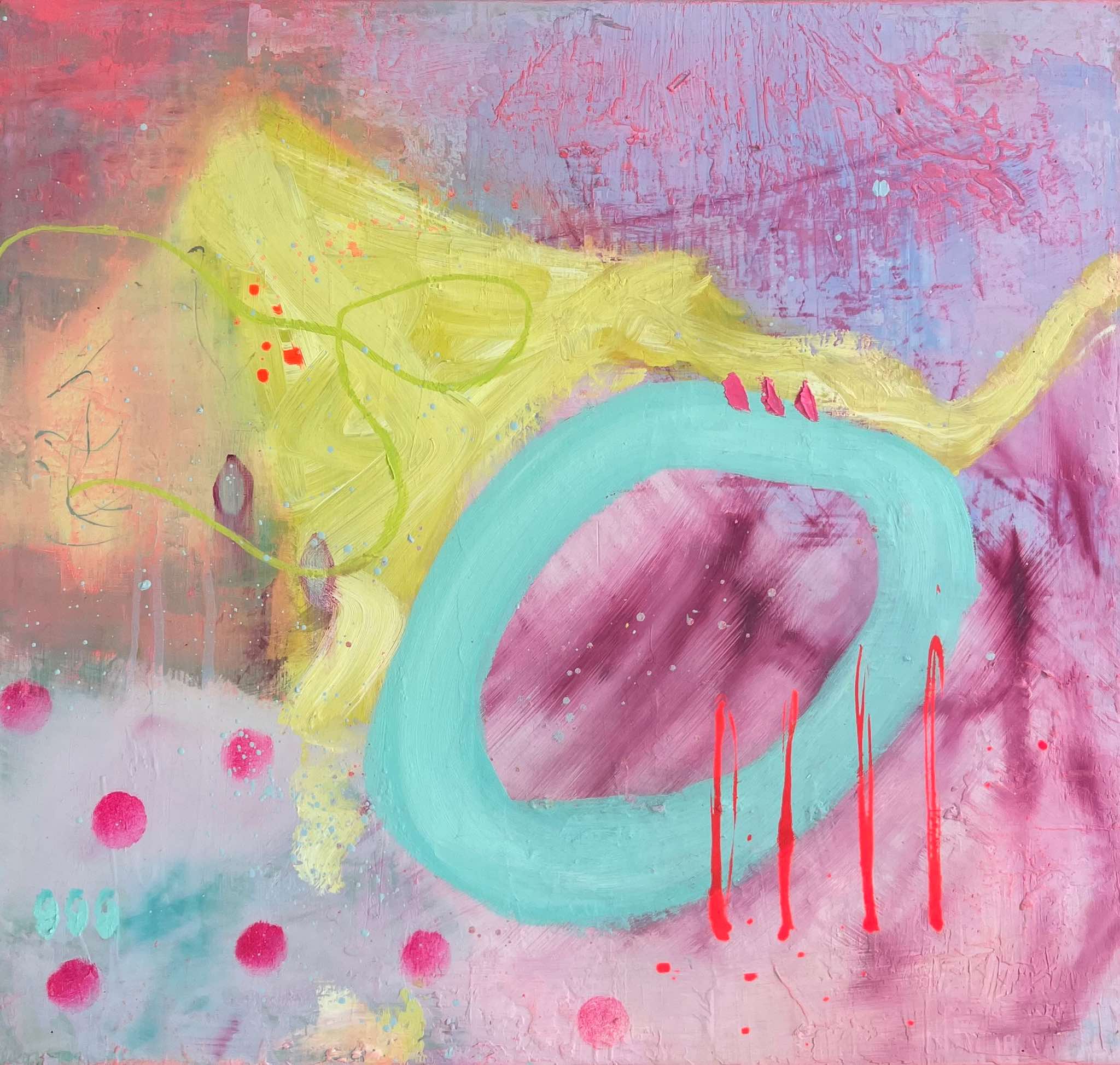 Helen O'Keeffe -Time Out - oil on board - 44 x 47 cm - €600