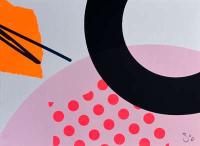 Shane O'Driscoll - Ikigai Pink - silkscreen - 20 x 25 cm - €150