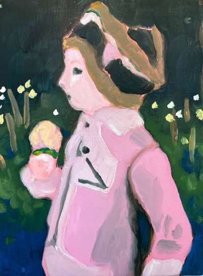 Joseph Heffernan - Little Soldier - oil on linen - 24 x 18 cm - €290
