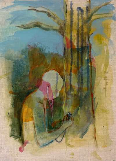 Oonagh Hurley - Éist 2 - acrylic on linen 40x30cm - €650