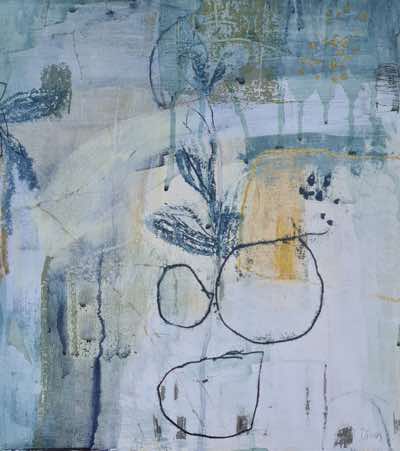 Wendy Dison - Excavation 1 - mixed media on paper - 35 x 32 cm €450
