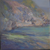 FIONA POWER - Mizen Cove - acrylic on canvas - 17 x 17 cm - €250