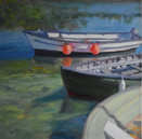 FIONA POWER - A moment in summer - oil on canvas - 60 x 60 cm - €1200