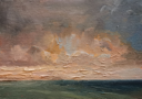 FIONA POWER - Rain Shower, Cill Rialiag - oil on canvas board - 13 x18 cm -  €290