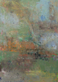 GANA ROBERTS - Landescape - oil, cold wax & mixed media - 105 x 80 cm - €650