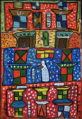 GORDON MOXLEY - Dream Home - acrylic - 66 x 45 cm - €500 