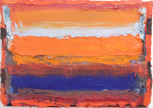 IAN HUMPHREYS - Red Brine - oil on wood - €1800