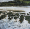 JANET MURRAN - In places of searching loveliness - charcoal & acrylic on wood panel - 20 x 20 cm - €395
