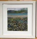 JANET MURRAN - Blue Astonishment 8 - charcoal and acrylic on paper - 30 x 30 cm - €295