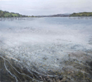 JANET MURRAN - A place where the past seems more present 2 - charcoal & acrylic on panel - 36 x 40 cm - €795