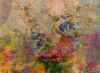 JULIA ZAGAR - Rain on Sunday - textile - 61 x 77 cm - €350