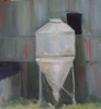 LESLEY COX - Silo- oil on canvas - 20 x 20 cm - €300