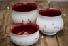 LUKE SISK - Tip Toe through the Garden - porcelain vessels - 1 €475 - 2 SOLD - 3 €425