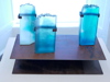 LUKE SISK - Lambada=Velocity/Frequency - kiln fired glass - €1350