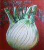 LYNDA MILLER - BAKER - Fennel - egg tempera on wood -29.5 x 28 cm - €375