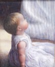 MARY E CARTER - The Window - oil on board - €175 - SOKD