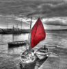 NUALA MAHON ~ Nigel's Boat - photograph on museum etching paper - 38 x 38 cm - SOLD