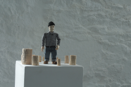 PETER NASH _ THe Builder- carved wood & mixed media - €1400