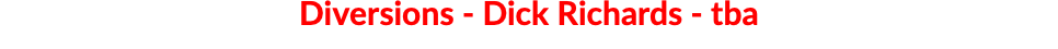 Diversions - Dick Richards -