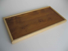 ROBERT WHITESIDE ~ Blue Yew Tray - yew, sycamore, blue veneer, danish oil - 365 x 185 x 20 mm - €270 