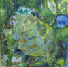 SARAH LONG - Let grief be a fallen leaf - mixed media on canvas - €395