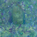 SARAH LONG - Palladium - oil and media on canvas - 40 x 40 cm - €395