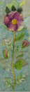 SHARON SWANTON - The Rose  - textile - 37 x 19 cm - €90